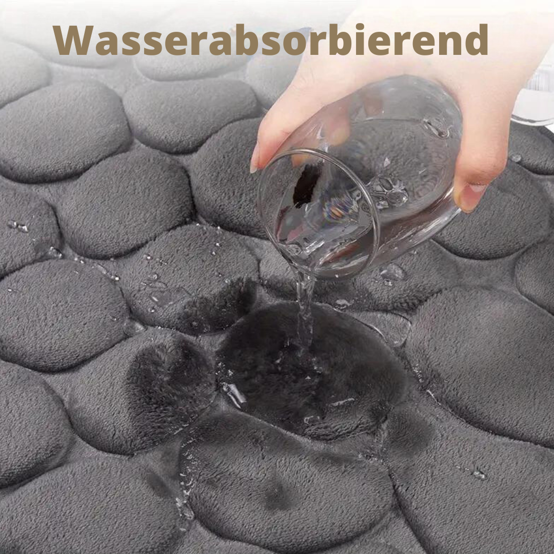 Cobble | Rutschfeste Luxus-Badematte aus Memory Foam