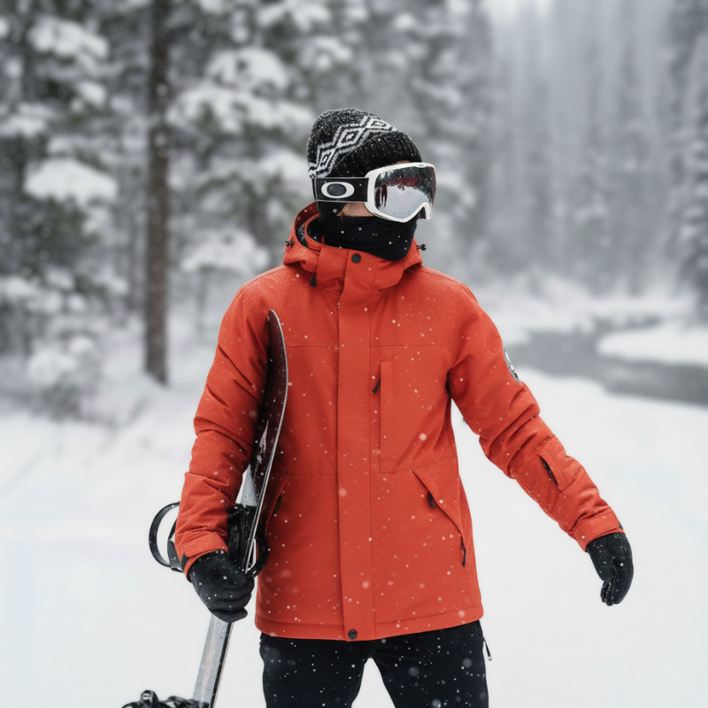 Skijacke 3-in-1 | Wind- & Wasserabweisend Baggy Fit