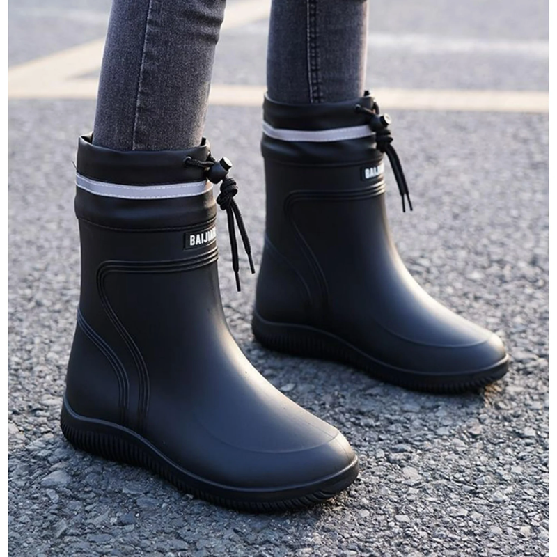 Gummistiefel Herren | Regenfest und wasserdicht mit Kordelzug