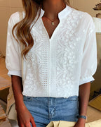 Jovira | White Blouse for Women | Lightweight