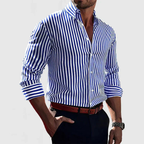 Herren Hemd Gestreift | Slim Fit