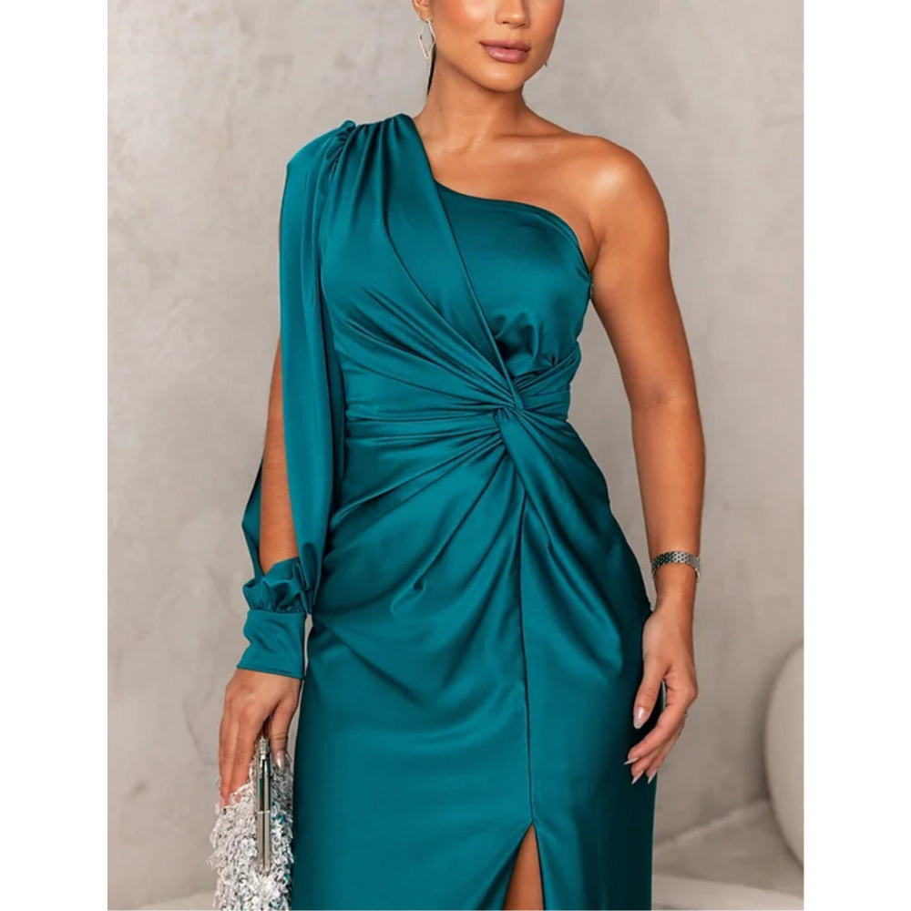 Abendkleid Mit Einer Schulter Für Damen