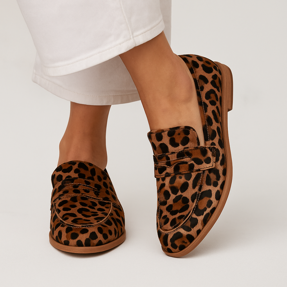Damen Loafer | Leopardenmuster