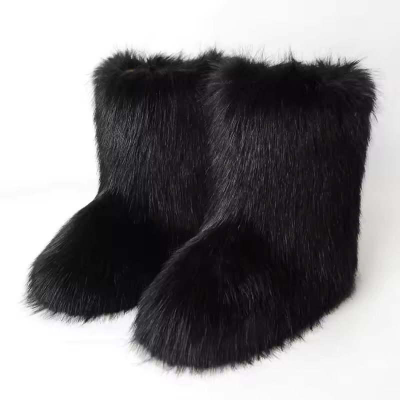Damen Stiefel Winter | Flauschig & Y2K Stil