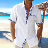 Tavion | Men's Short Sleeve Shirts - Linen Style