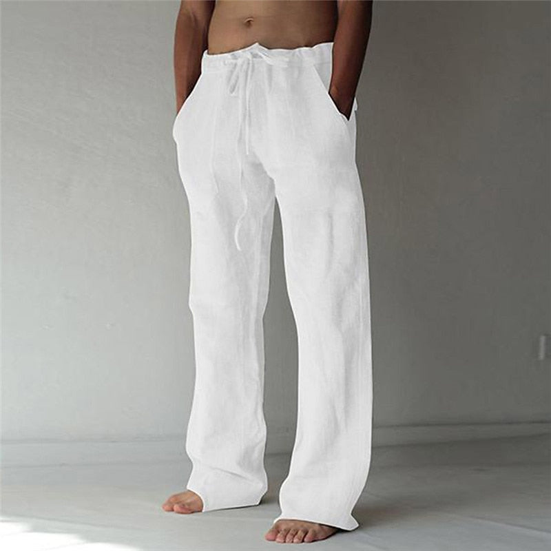 Bernardo | Herren Baggy Hose - Leinenstil