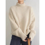 Loose Fit Knit Sweater | Women's Turtleneck