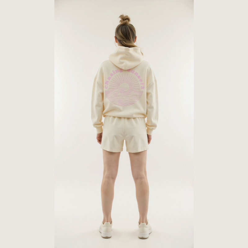 Bestickter Hoodie Damen | Kapuzenpullover