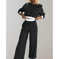Damen Jogginganzug 2-teilig | Hoodie & Weit Bein Hose