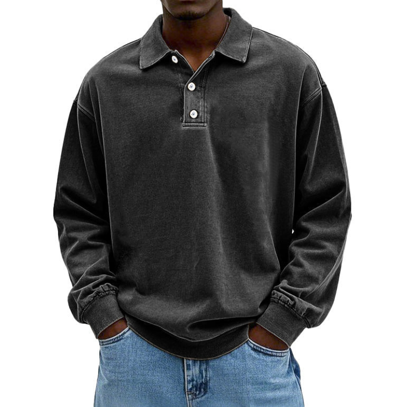 Herren Polo Pullover | Langarm
