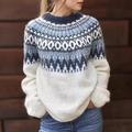 Damen Norweger Pullover | Winter & Klassisches Muster