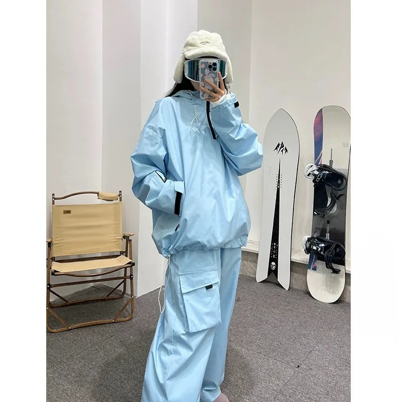 Women’s Baggy Ski Jacket & Ski Pants | Winter Ski Suit
