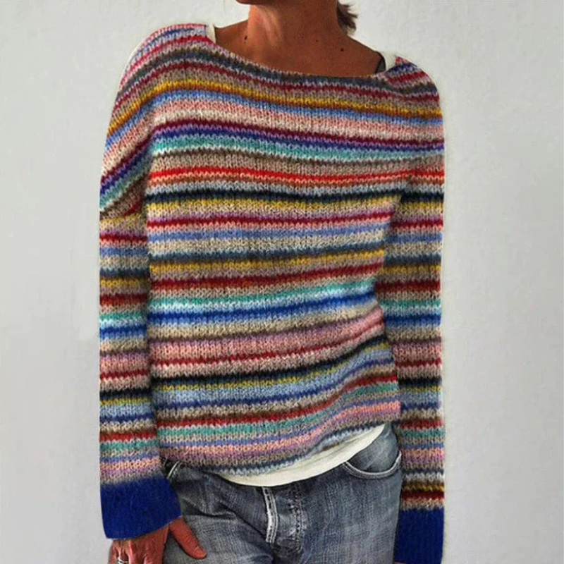 Damen Strickpullover | Rundhalsasschnitt