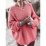 Women's Knit Sweater | Loose & Chunky Knit