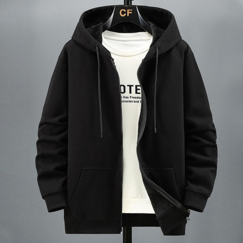 Kapuzenjacke Herren Sweat | Mit Reißverschluss