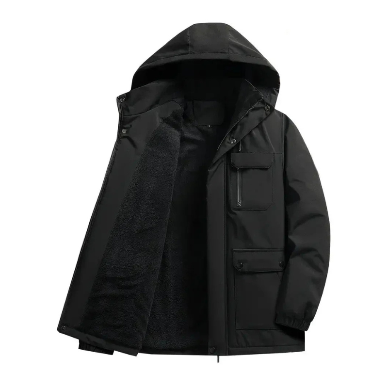 Men's Winter Jacket | Fleece Parka