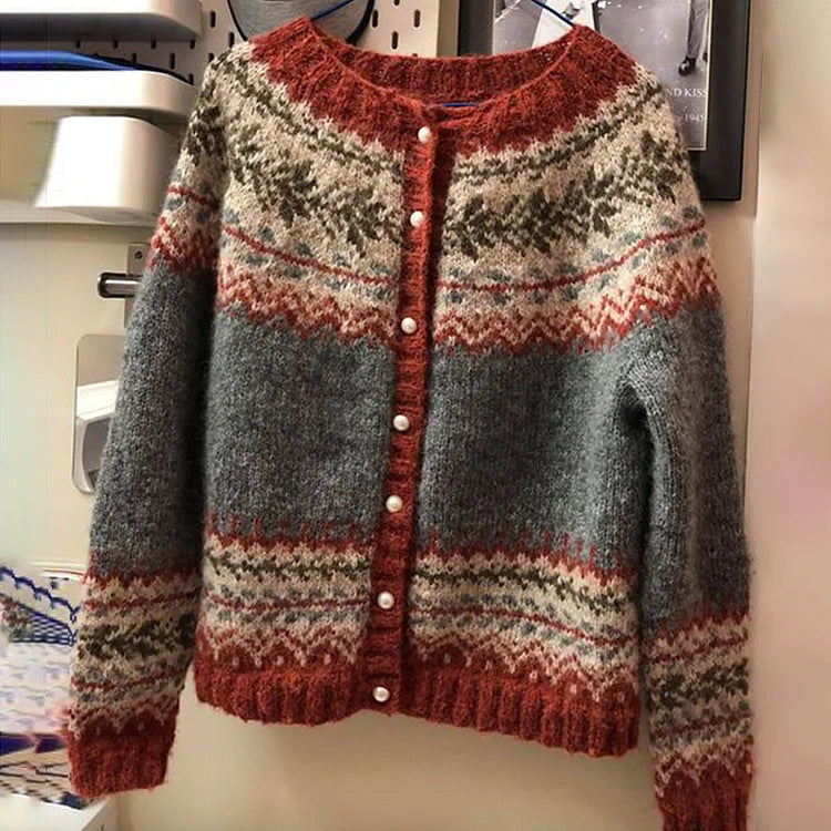 Maya | Strickjacke mit Knöpfen für Frauen