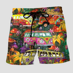 Jeremiah | Herren Badehosen | Kurze mit Graffiti-Print