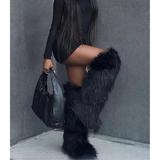 Women's Over-the-Knee Boots | Winter Fur Boots