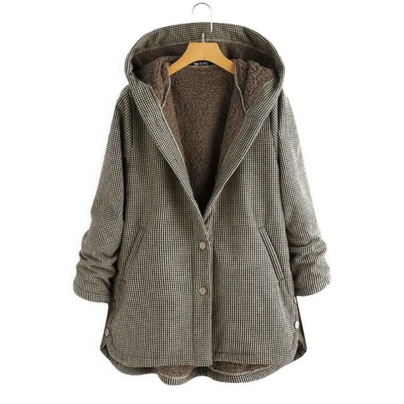 Damen Winterjacke | Gefüttert | Mit Kapuze