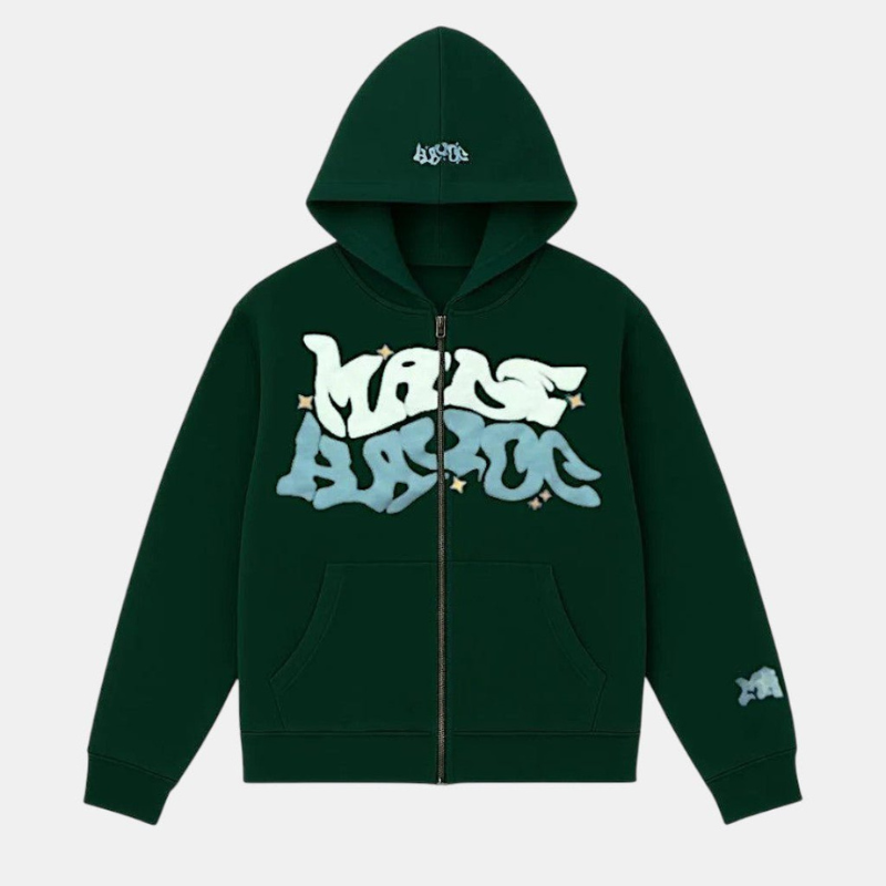 Oversize Hoodie | Mit Reißverschluss Y2K Streetwear