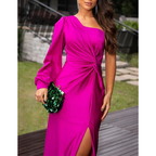 Abendkleid Mit Einer Schulter Für Damen