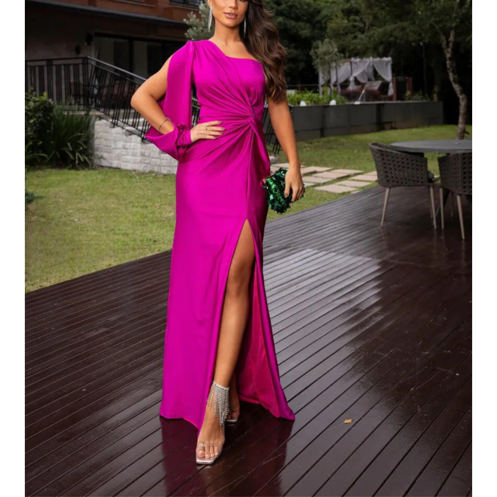 Abendkleid Mit Einer Schulter Für Damen