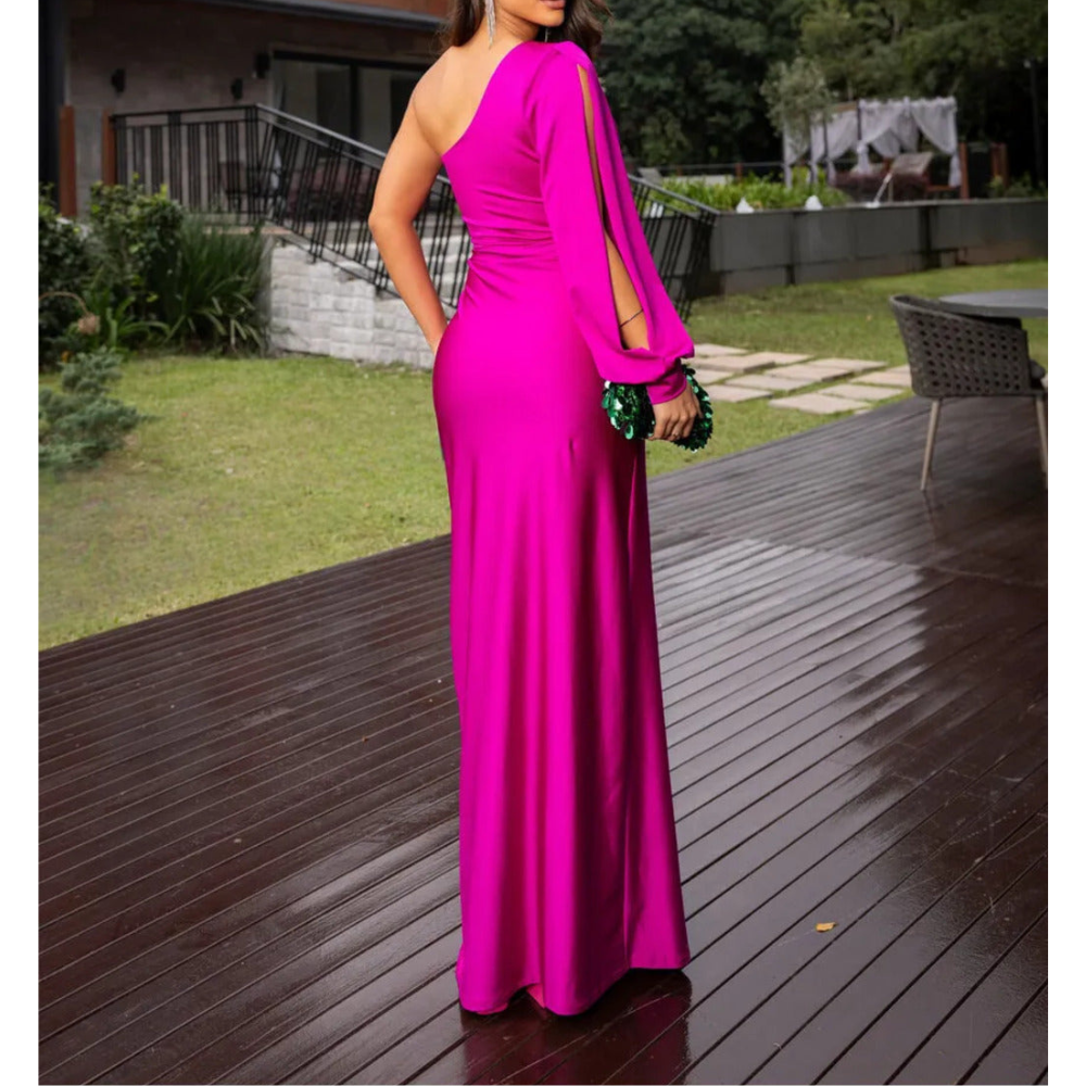 Abendkleid Mit Einer Schulter Für Damen
