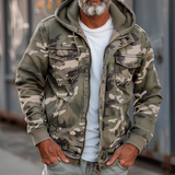Men's Cargo Jacket | With Hood & Military Style