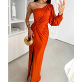 One-Shoulder Evening Dress for Women
