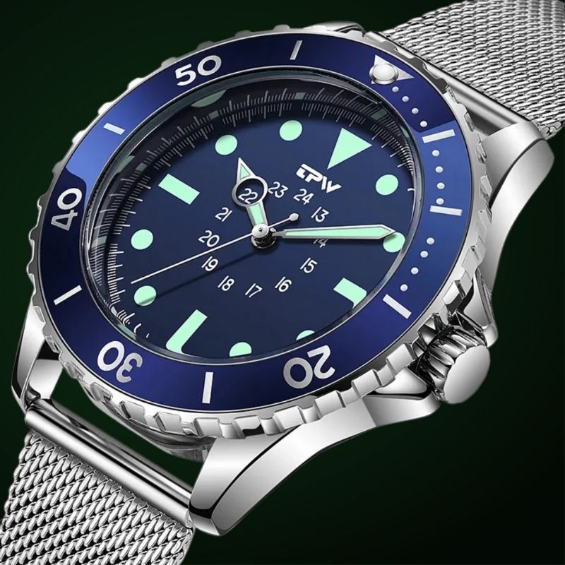 Tactical field watch for men | Diving style