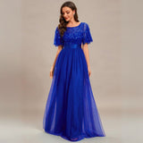 Women's A-line Wedding Guest Dress | Maxi
