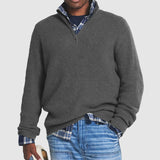 Men's pullover with zipper