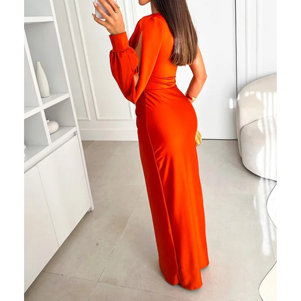 Abendkleid Mit Einer Schulter Für Damen