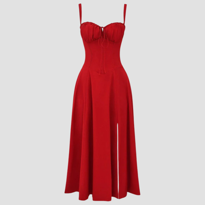 Amelie | Women's Corset Summer Dress | Midi
