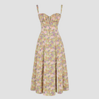 Amelie | Women's Corset Summer Dress | Midi