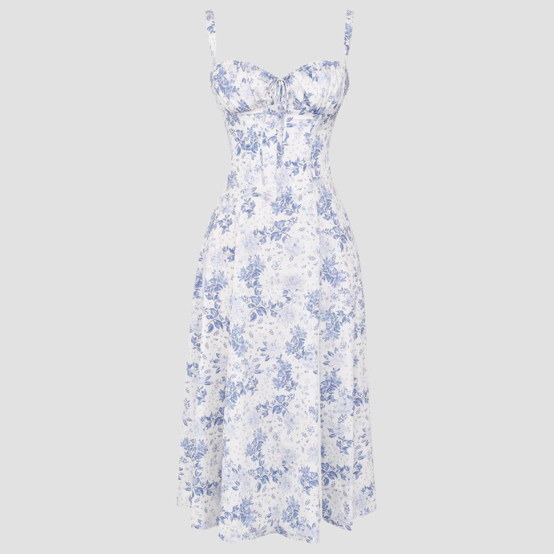 Amelie | Women's Corset Summer Dress | Midi