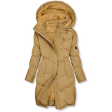 Women's Long Winter Jacket | Lined with Hood