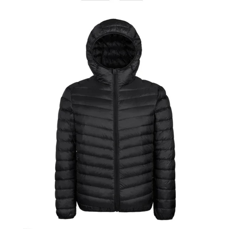Men’s Quilted Jacket with Hood | Lightweight