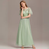 Women's A-line Wedding Guest Dress | Maxi