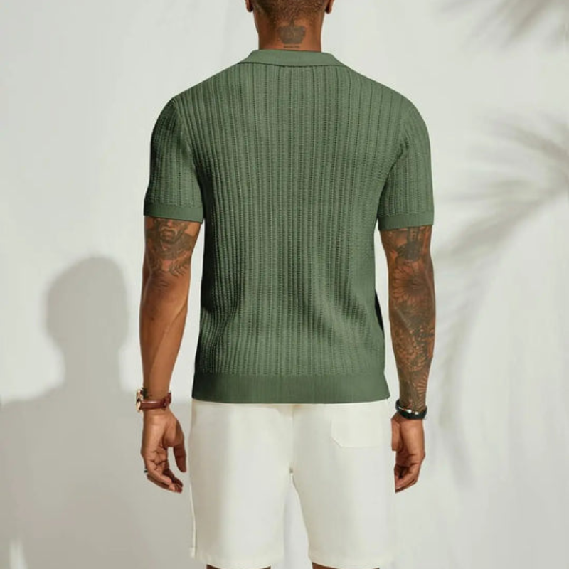 Hadrik | Herren Sommer Poloshirt Knopfleiste | Kurzarm