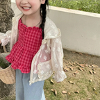 Girls Lightweight Floral Hooded Jacket