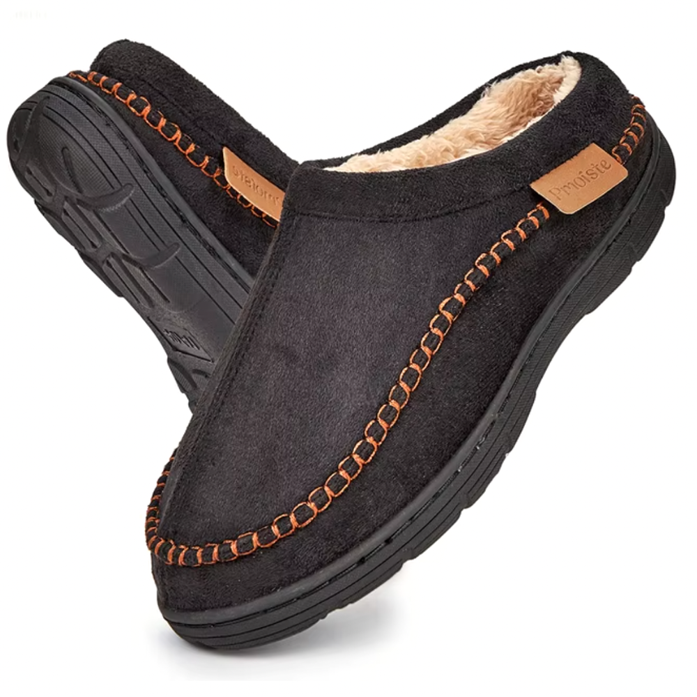 Herren Hausschuhe | Memory Foam Mit Warmem Futter & Rutschfest