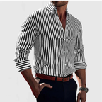 Herren Hemd Gestreift | Slim Fit