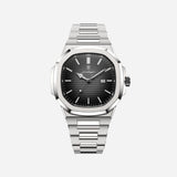 Men's stainless steel watch | Square dial