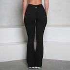 Damen Sportleggings | Flared mit Scrunch & Gesäßtaschen