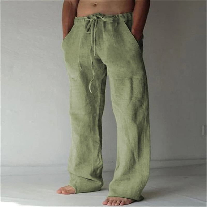 Bernardo | Herren Baggy Hose - Leinenstil