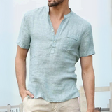 Renric | Men's T-Shirt - Linen Style