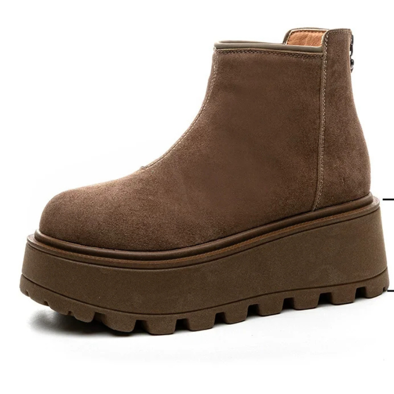 Damen Snowboots | Suede & Plateau