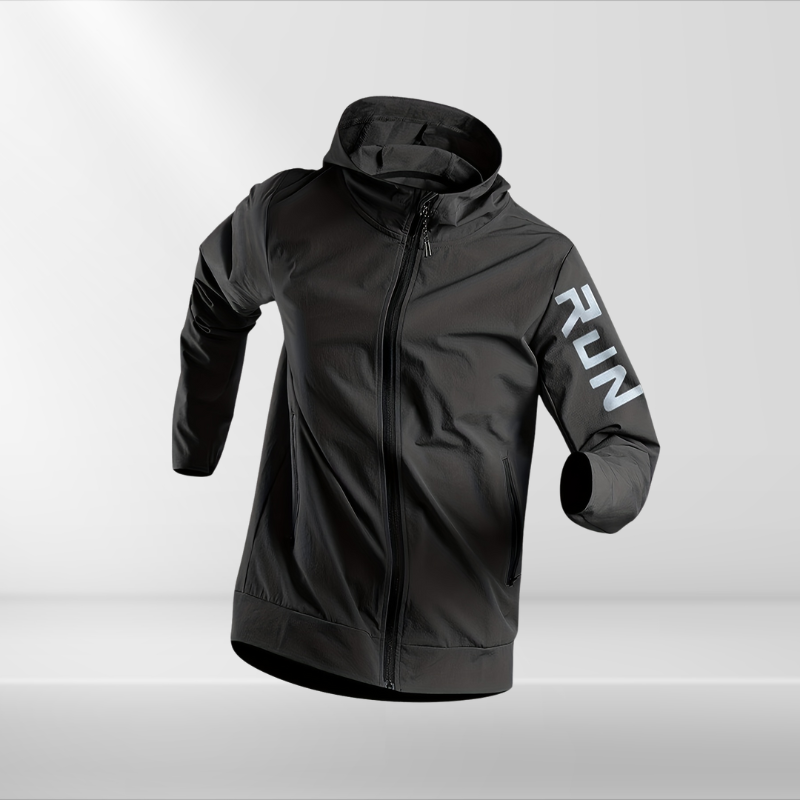 DryStride | Wetterfeste Laufjacke Winddicht und Atmungsaktiv
